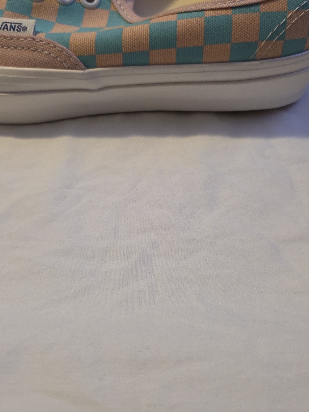Vans Sepia Rose Pink And Teal Blue Womens Size 8 - Picture 3 of 9